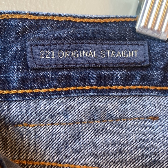 LUCKY BRAND JEANS 221 ORIGINAL STRAIGHT LEG JEANS SIZE 31x29 BLUE - Picture 4 of 6